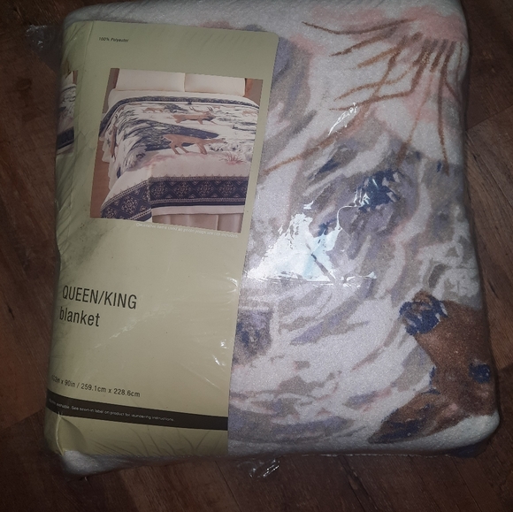 Mainstays Bedding Vintage Mainstays Polyester Deer Blanket Poshmark